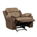 Glendale Glider Reclining Chair in Brown - 8599BR-1 - FAMSA Furniture (TX)
