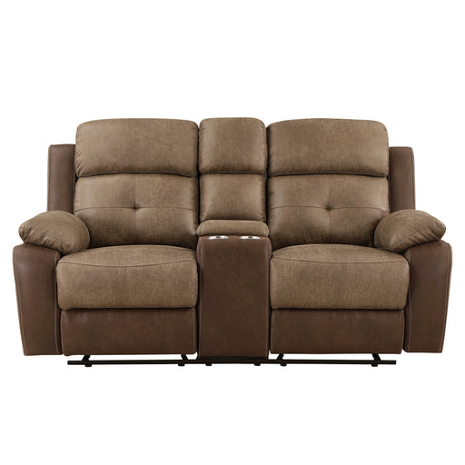 8599BR-2 Double Glider Reclining Love Seat with Center Console image