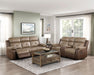 Glendale Double Reclining Sofa in Brown - 8599BR-3 - FAMSA Furniture (TX)