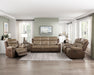 Glendale Glider Reclining Chair in Brown - 8599BR-1 - FAMSA Furniture (TX)
