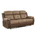 Glendale 2pc Set: Sofa, Love in Brown - 8599BR*2 - FAMSA Furniture (TX)