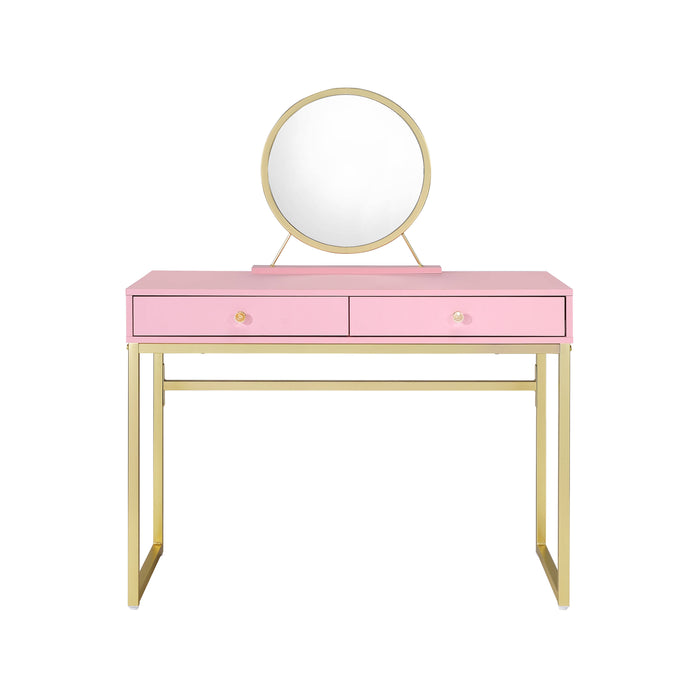 Coleen Vanity Desk w/Mirror & Jewelry Tray - Image 11