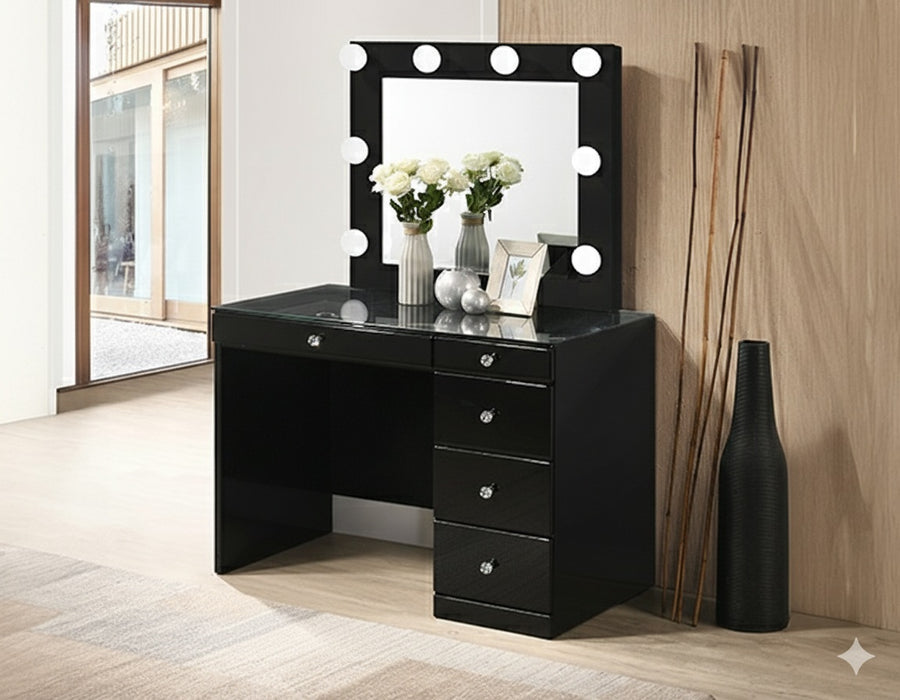 Morgan Vanity Set in Black