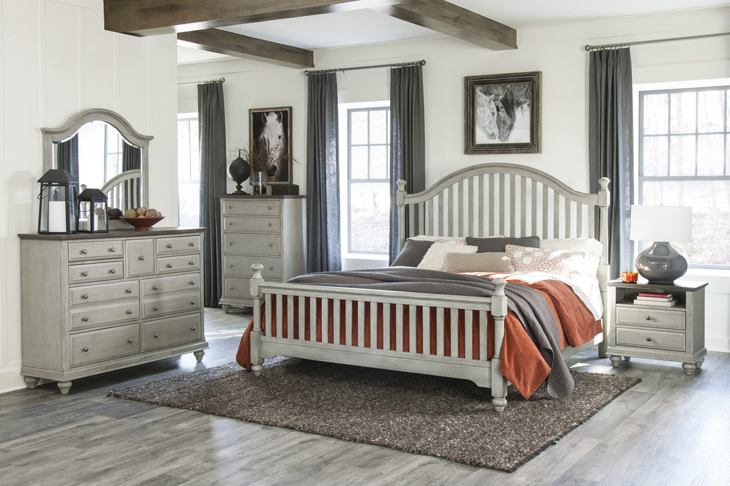 Mossbrook Mirror in Gray/Brown - 1568-6 - FAMSA Furniture (TX)