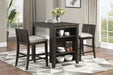 Daye 3-Piece Pack Counter Height Set in Cherry/Brown - 5773DC-32 - FAMSA Furniture (TX)