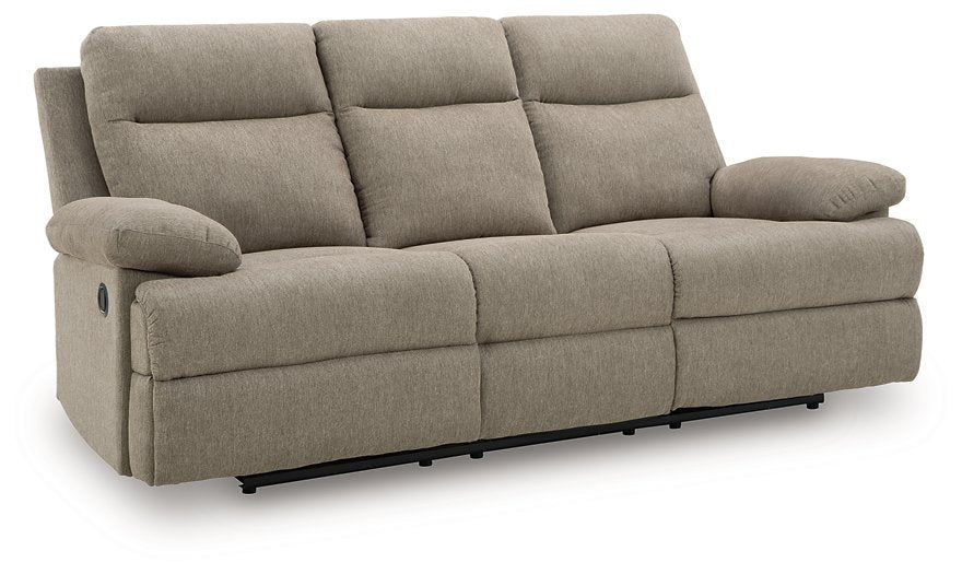 Side-Swipe Reclining Sofa with Drop Down Table - FAMSA Furniture (TX)