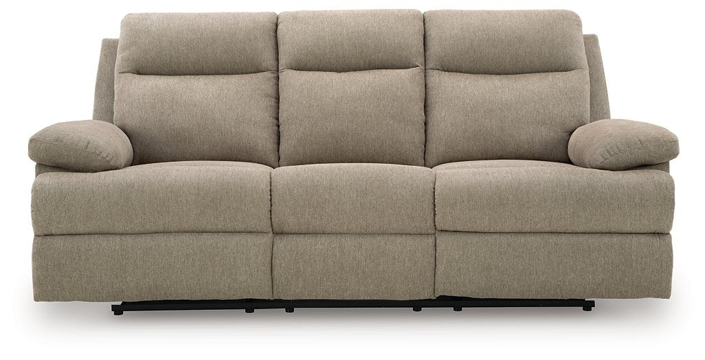 Side-Swipe Reclining Sofa with Drop Down Table - FAMSA Furniture (TX)