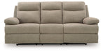 Side-Swipe Reclining Sofa with Drop Down Table - FAMSA Furniture (TX)