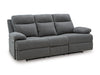 Side-Swipe Reclining Sofa with Drop Down Table - FAMSA Furniture (TX)