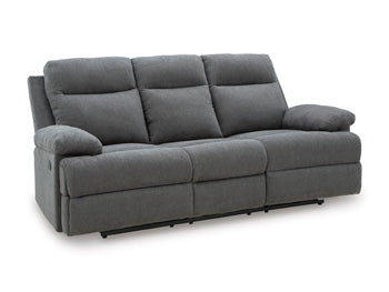 Side-Swipe Reclining Sofa with Drop Down Table - FAMSA Furniture (TX)