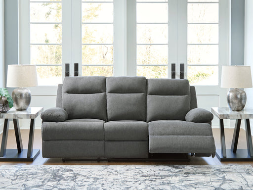 Side-Swipe Reclining Sofa with Drop Down Table - FAMSA Furniture (TX)