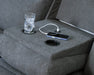 Side-Swipe Reclining Sofa with Drop Down Table - FAMSA Furniture (TX)