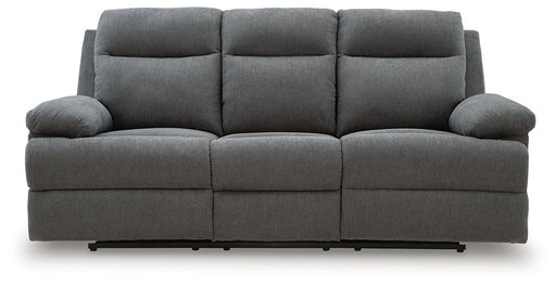Side-Swipe Reclining Sofa with Drop Down Table - FAMSA Furniture (TX)