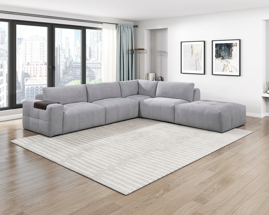 9155GY-OT Ottoman with Caster image