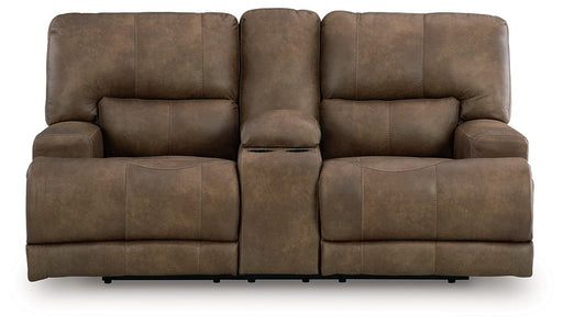 Beckley Place Power Reclining Loveseat with Console - FAMSA Furniture (TX)