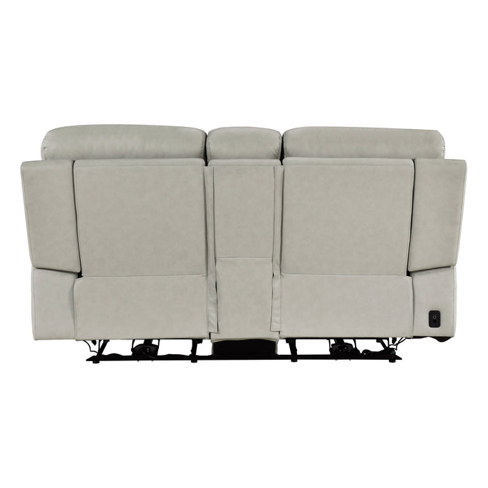 9199TPE-2PWH Power Double Reclining Love Seat with Power Headrest and Center Console image