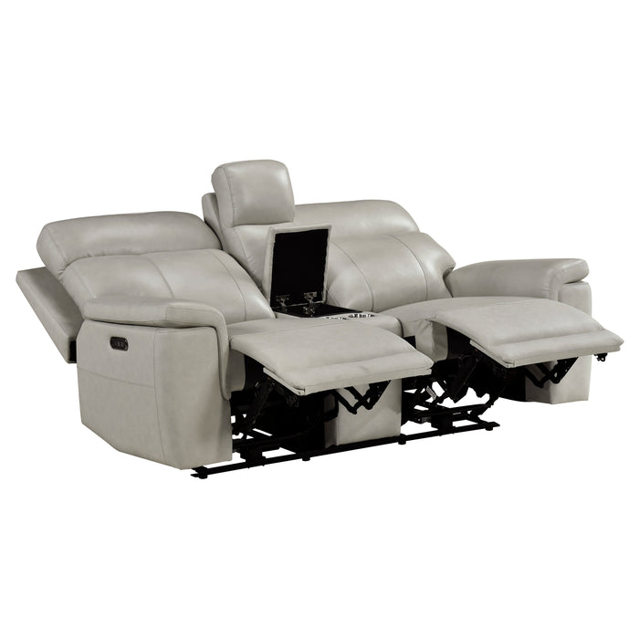 9199TPE-2PWH Power Double Reclining Love Seat with Power Headrest and Center Console image