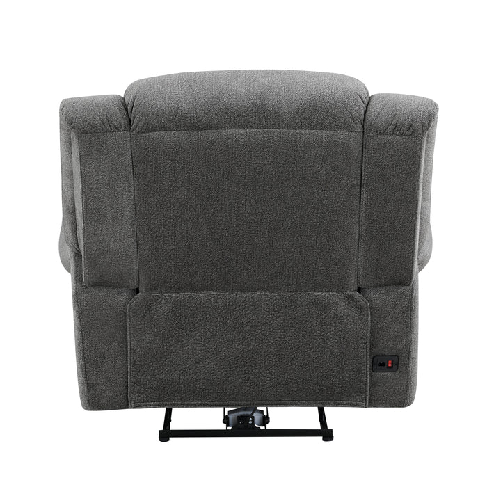 Brennen Power Reclining Chair in Gray - 9204CC-1PW - FAMSA Furniture (TX)