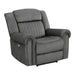 Brennen Power Reclining Chair in Gray - 9204CC-1PW - FAMSA Furniture (TX)