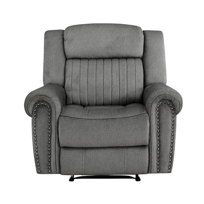 Brennen Reclining Chair in Gray - 9204CC-1 - FAMSA Furniture (TX)