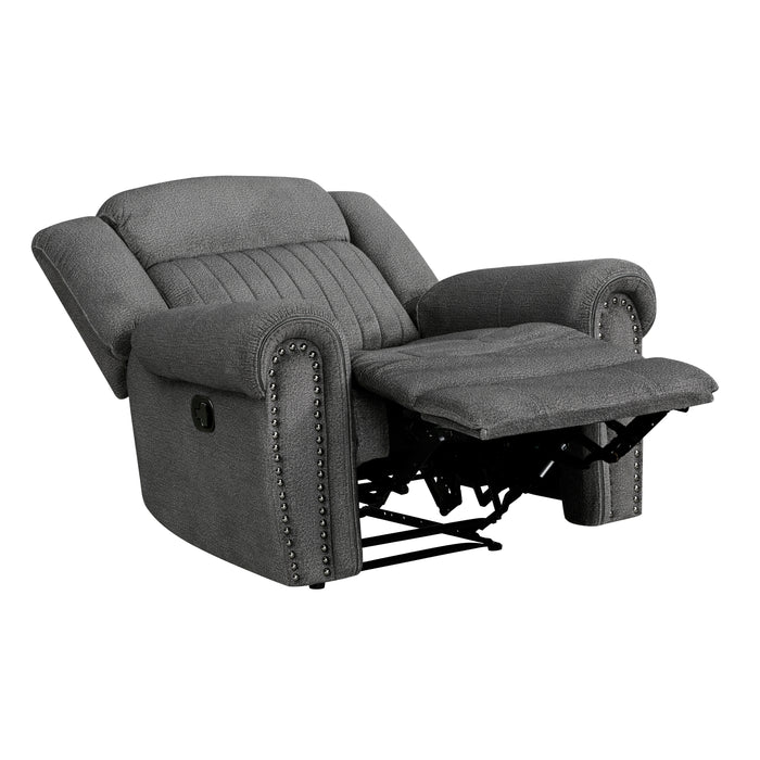 Brennen Reclining Chair in Gray - 9204CC-1 - FAMSA Furniture (TX)