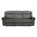 Brennen Power Double Reclining Sofa in Gray - 9204CC-3PW - FAMSA Furniture (TX)