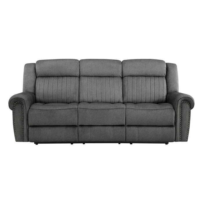 Brennen 2pc Set: Sofa, Love (Power) in Gray - 9204CC*2PW - FAMSA Furniture (TX)