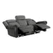 Brennen Power Double Reclining Sofa in Gray - 9204CC-3PW - FAMSA Furniture (TX)