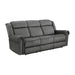 Brennen Power Double Reclining Sofa in Gray - 9204CC-3PW - FAMSA Furniture (TX)