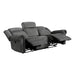 Brennen Double Reclining Sofa in Gray - 9204CC-3 - FAMSA Furniture (TX)