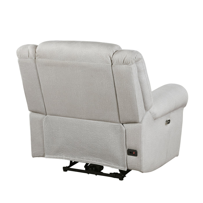 Brennen Power Reclining Chair in Gray - 9204MT-1PW - FAMSA Furniture (TX)
