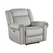 Brennen Power Reclining Chair in Gray - 9204MT-1PW - FAMSA Furniture (TX)