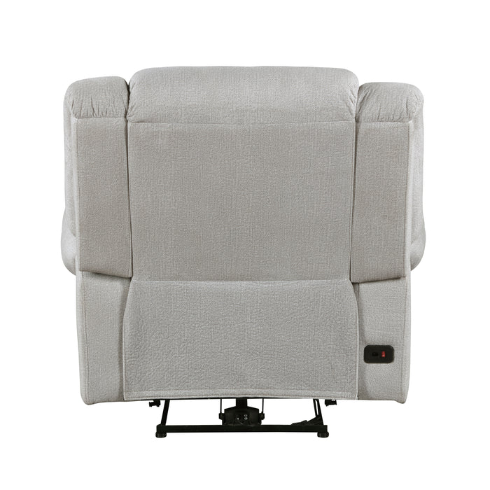 Brennen Power Reclining Chair in Gray - 9204MT-1PW - FAMSA Furniture (TX)