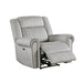 Brennen Power Reclining Chair in Gray - 9204MT-1PW - FAMSA Furniture (TX)