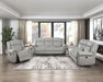 Brennen Double Reclining Sofa in Gray - 9204MT-3 - FAMSA Furniture (TX)
