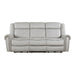 Brennen Power Double Reclining Sofa in Gray - 9204MT-3PW - FAMSA Furniture (TX)