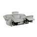Brennen Power Double Reclining Sofa in Gray - 9204MT-3PW - FAMSA Furniture (TX)
