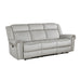 Brennen Double Reclining Sofa in Gray - 9204MT-3 - FAMSA Furniture (TX)