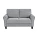 Ellery 2pc Set: Sofa, Love in Gray - 9209DG*2 - FAMSA Furniture (TX)