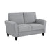Ellery 2pc Set: Sofa, Love in Gray - 9209DG*2 - FAMSA Furniture (TX)