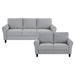 Ellery 2pc Set: Sofa, Love in Gray - 9209DG*2 - FAMSA Furniture (TX)