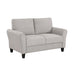 Ellery 2pc Set: Sofa, Love in Brown - 9209SN*2 - FAMSA Furniture (TX)