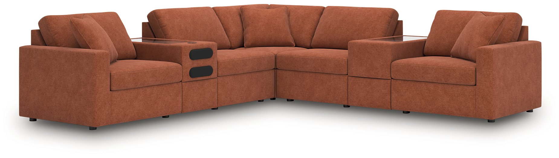 Modmax Balanced Sectional with Audio and Storage Consoles - FAMSA Furniture (TX)