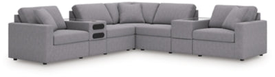 Modmax Balanced Sectional with Audio and Storage Consoles - FAMSA Furniture (TX)