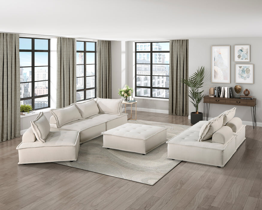 Inman Modular Accent Chair in Beige - 9237BE-1 - FAMSA Furniture (TX)