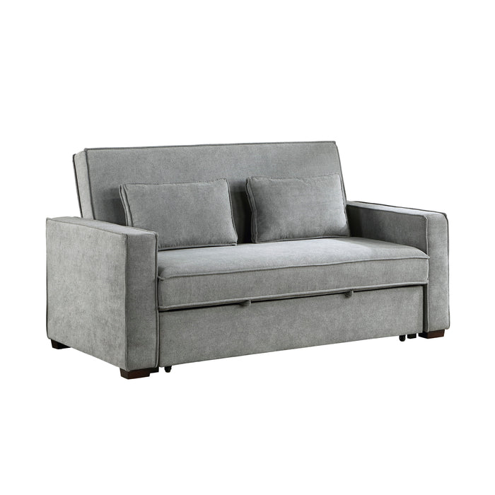 9238GY-3CL Convertible Studio Sofa with Pull-out Bed image