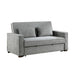9238GY-3CL Convertible Studio Sofa with Pull-out Bed image
