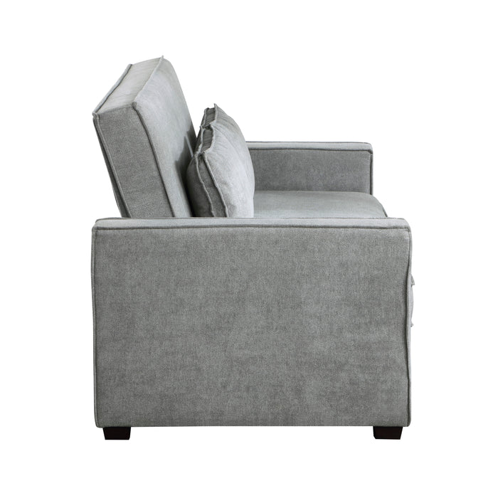 9238GY-3CL Convertible Studio Sofa with Pull-out Bed image