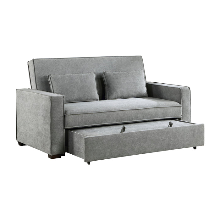 9238GY-3CL Convertible Studio Sofa with Pull-out Bed image