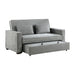 9238GY-3CL Convertible Studio Sofa with Pull-out Bed image
